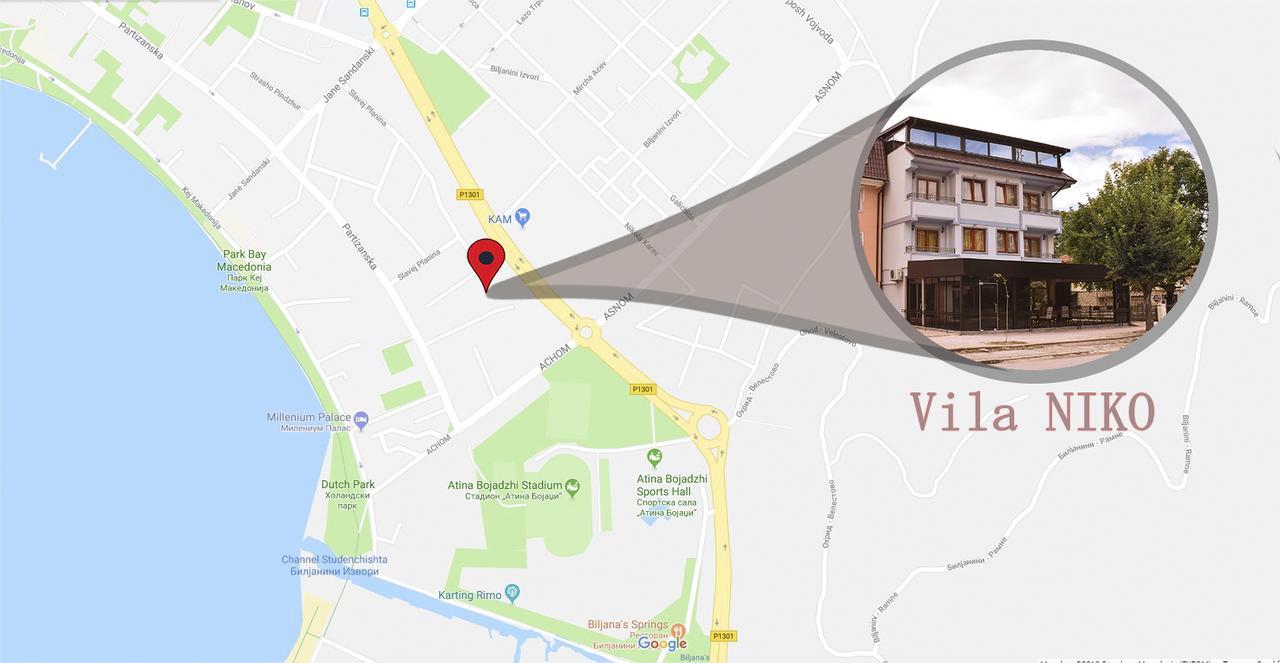 Vila Niko Ohrid Esterno foto